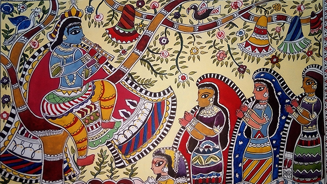 Madhubani, Indian folk art
